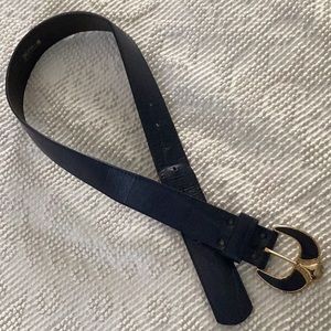 Navy dress belt